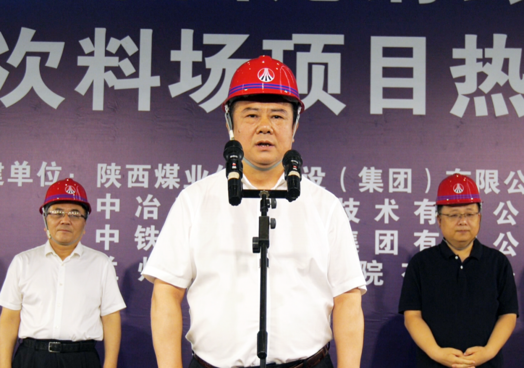 陜鋼集團龍鋼公司機械化綜合一次料場項目成功熱負(fù)荷試車
