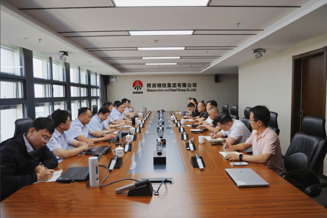 冶金規(guī)劃院肖邦國一行來訪陜鋼集團(tuán)開展座談交流